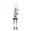 Clayre & Eef Figurine Deer 95 cm Grey Iron