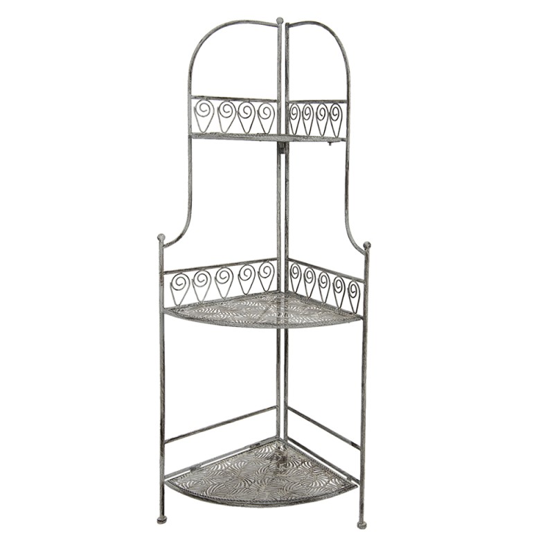 Clayre & Eef Regal 49x34x118 cm Grau Eisen