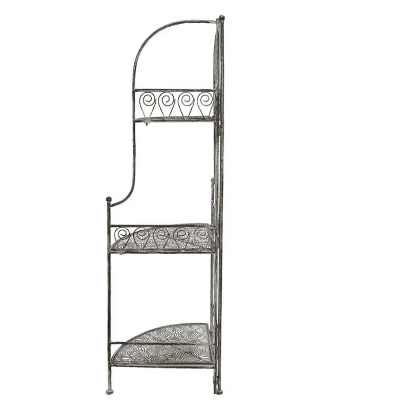 Clayre & Eef Regal 49x34x118 cm Grau Eisen