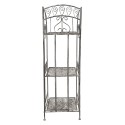 Clayre & Eef Étagère de rangement 34x29x112 cm Gris Fer