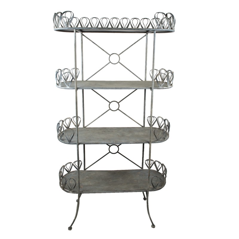 Clayre & Eef Opbergrek  91x36x168 cm Grijs Ijzer