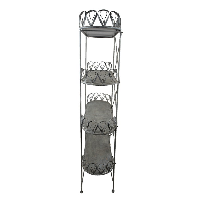 Clayre & Eef Opbergrek  91x36x168 cm Grijs Ijzer