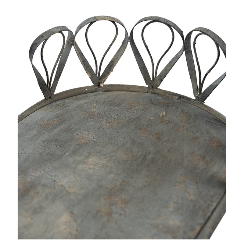 Clayre & Eef Opbergrek  91x36x168 cm Grijs Ijzer