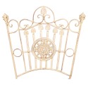 Clayre & Eef Bistrostuhl 52x48x99 cm Weiß Braun Eisen