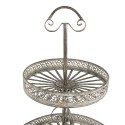 Clayre & Eef Planthouder Etagère  137 cm Grijs Ijzer Rond