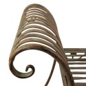 Clayre & Eef Panca da giardino 142x41x66 cm Verde Ferro