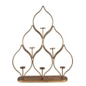 Clayre & Eef Kerzenständer 76 cm Kupferfarbig Metall