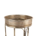 Clayre & Eef Table d'appoint set de 2 Ø 47x58 cm Couleur or Métal