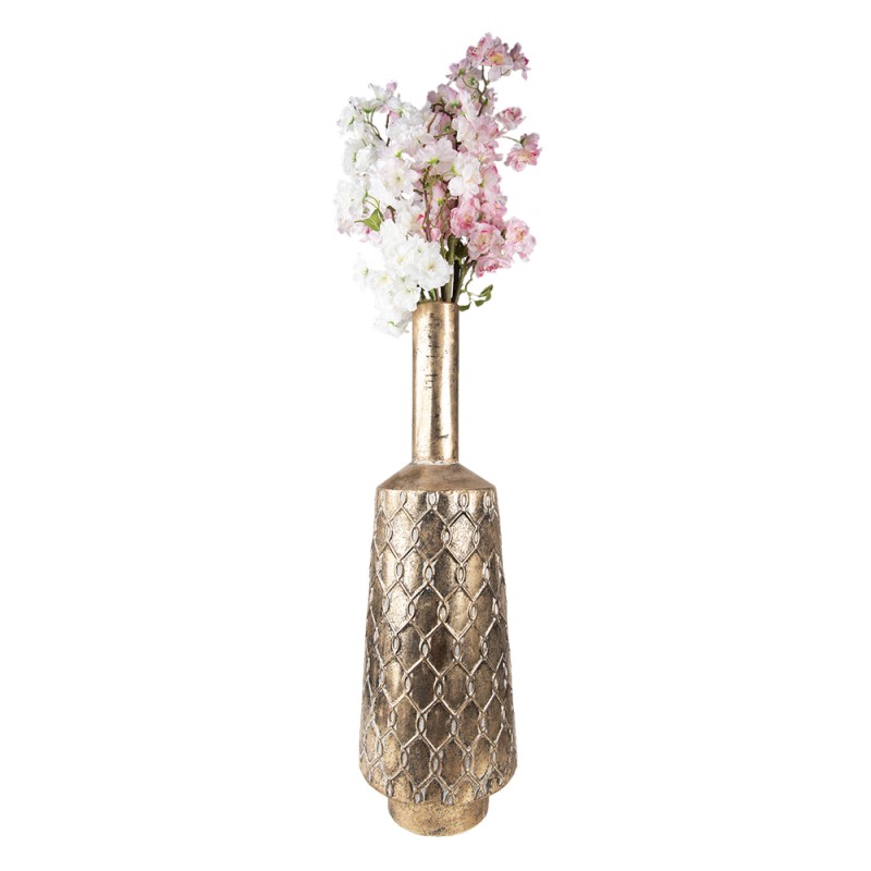 Clayre & Eef Vase Ø 26x79 cm Gold colored Metal