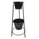Clayre & Eef Planter 79 cm Black Iron