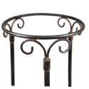 Clayre & Eef Planter 79 cm Black Iron