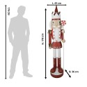 Clayre & Eef Figur Nussknacker 170 cm Rot Eisen