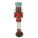 Clayre & Eef Figurine Casse-noisette 129 cm Rouge Fer