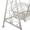 Clayre & Eef Schommelbank  173x96x213 cm Wit IJzer