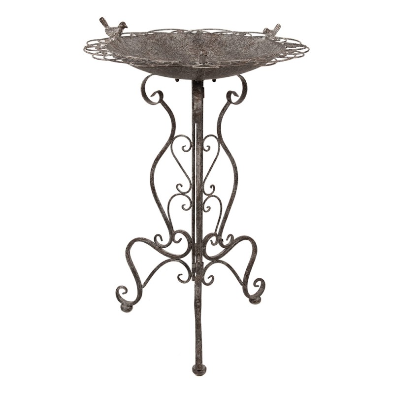 Clayre & Eef Vogelfutterbehälter Ø 52x76 cm Braun Eisen