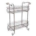 Clayre & Eef Plant Holder 69x30x82 cm Brown Iron