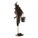 Clayre & Eef Statuetta decorativa Uccello 83 cm Verde Ferro