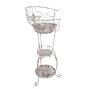 Clayre & Eef Lavabo decorativo 48x42x108 cm Bianco Marrone  Ferro