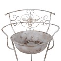 Clayre & Eef Lavabo decorativo 48x42x108 cm Bianco Marrone  Ferro