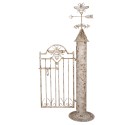 Clayre & Eef Garden gate 164x40x172 cm White Brown Iron