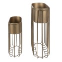 Clayre & Eef Planter Set of 2 Gold colored Metal