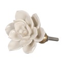 Clayre & Eef Pomello Ø 5 cm Bianco Marrone  Ceramica