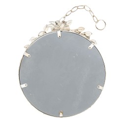 Clayre & Eef Mirror 38x44 cm Gold colored Iron Wood Round