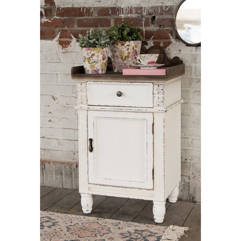 Clayre & Eef Specchio 22x27 cm Marrone Plastica Ovale