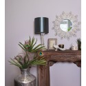 Clayre & Eef Mirror Ø 54 cm Grey Iron Round Ice Star