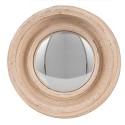 Clayre & Eef Spiegel Ø 16 cm Beige Kunststoff Rund