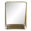 Clayre & Eef Spiegel 34x42 cm Kupferfarbig Metall Rechteck