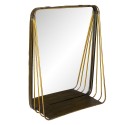 Clayre & Eef Miroir 34x42 cm Couleur cuivre Métal Rectangle