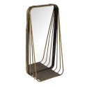 Clayre & Eef Spiegel  19x39 cm Koperkleurig Metaal Rechthoek