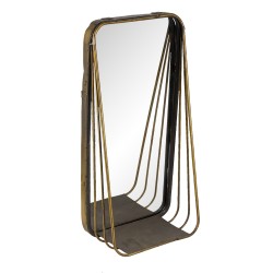 Clayre & Eef Specchio 19x39 cm Color rame Metallo Rettangolo