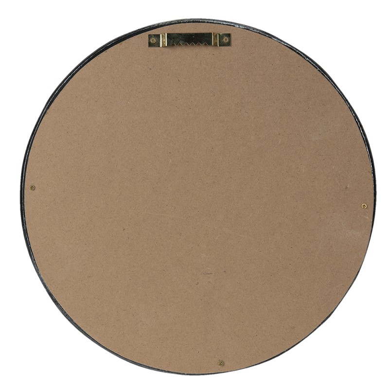 Clayre & Eef Miroir Ø 29 cm Gris Plastique Rond