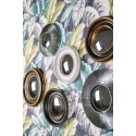 Clayre & Eef Miroir Ø 29 cm Gris Plastique Rond