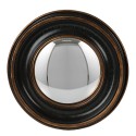 Clayre & Eef Specchio Ø 29 cm Marrone Plastica Rotondo