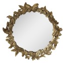 Clayre & Eef Specchio Ø 34 cm Color oro Poliresina Rotondo