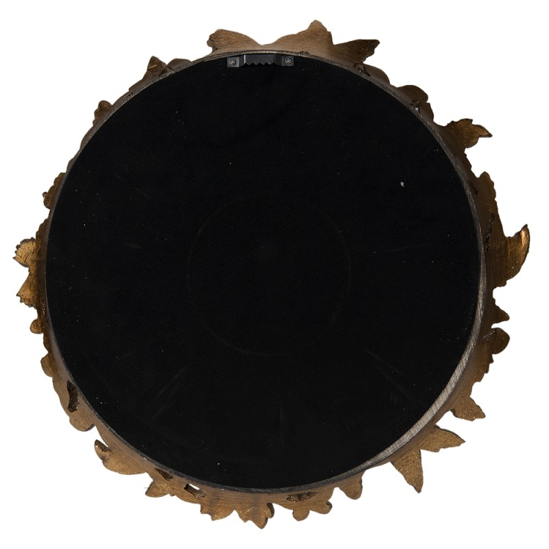 Clayre & Eef Specchio Ø 34 cm Color oro Poliresina Rotondo