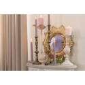 Clayre & Eef Miroir Ø 51 cm Couleur or Plastique
