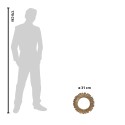 Clayre & Eef Specchio Ø 31 cm Color oro Plastica