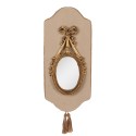 Clayre & Eef Spiegel 20x2x44 cm Beige Goldfarbig Kunststoff Glas
