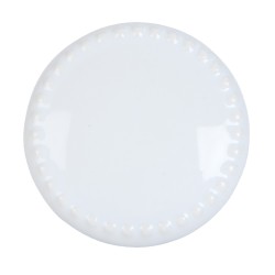 Clayre & Eef Deurknop  Ø 4 cm Wit Keramiek Rond
