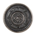 Clayre & Eef Pomello Ø 4 cm Grigio Ferro Rotondo