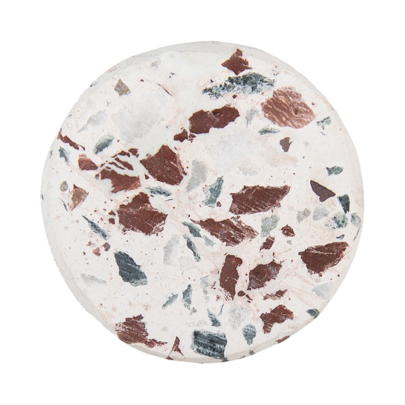 Clayre & Eef Pomello Ø 4 cm Beige Marrone  Pietra Rotondo