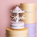 Clayre & Eef Carillon Ø 11x19 cm Bianco Rosa  Plastica Cavallini