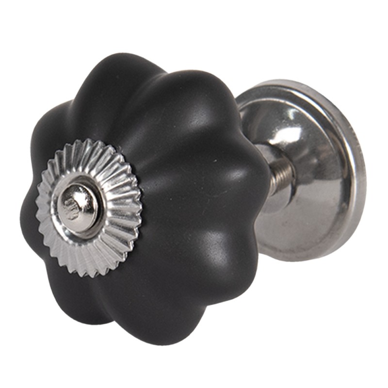 Clayre & Eef Pomello Ø 4 cm Nero Ceramica