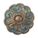 Clayre & Eef Deurknop  Ø 3x4 cm Bruin Metaal