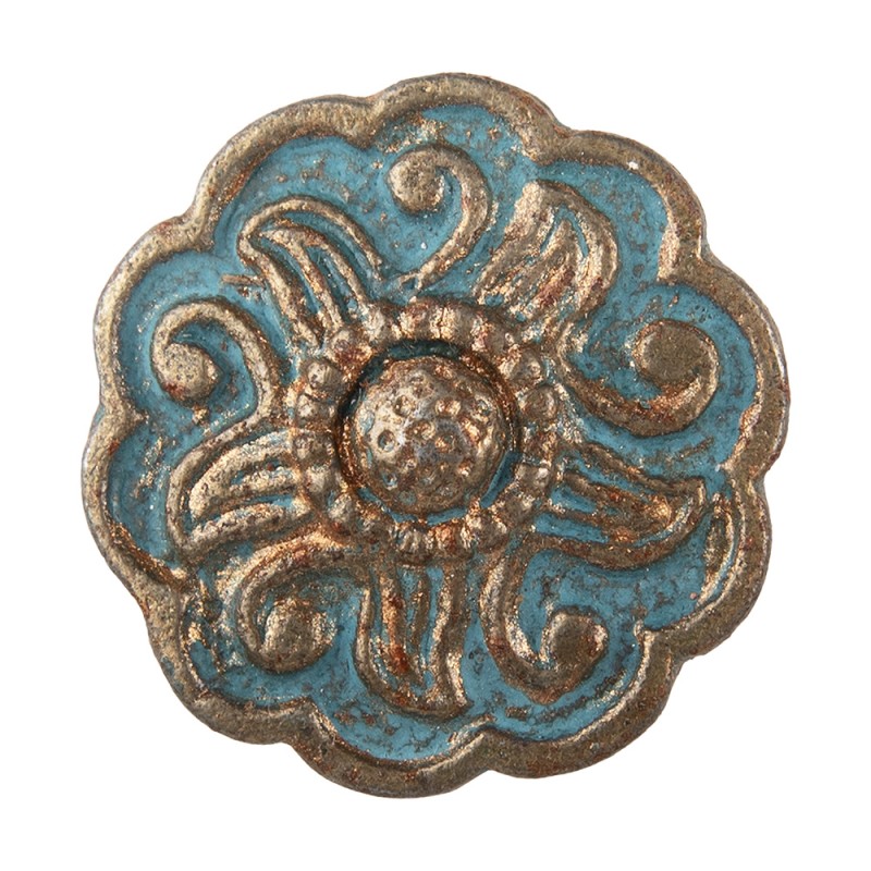 Clayre & Eef Pomello Ø 3x4 cm Marrone Metallo