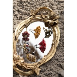 Clayre & Eef Pomello Ø 4 cm Rosso Ceramica